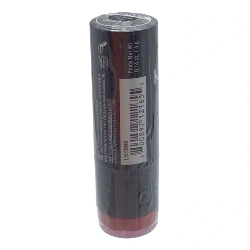 NYX Professional Makeup Extra Creamy Round Lipstick, (#599 Fire) (NWT)